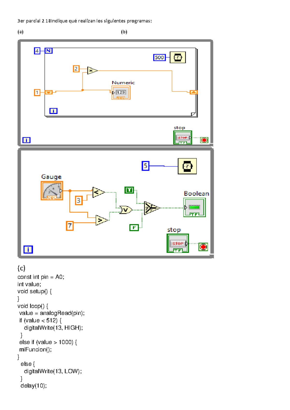 3er Parcial 2 18 - Programas y Funciones en C++ - Document Preview