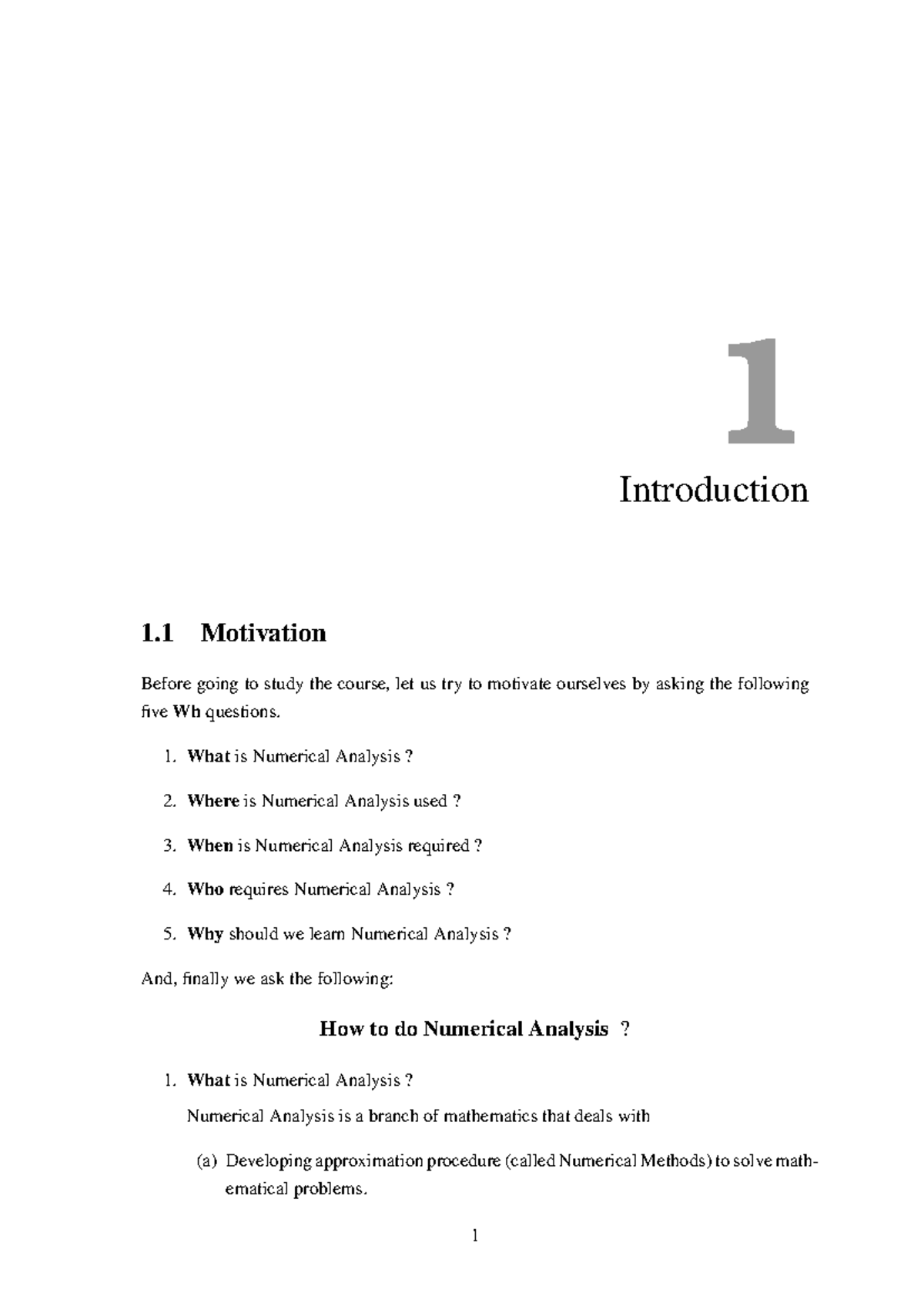 MTH308 Numerical Analysis: Lecture 5 - Floating Point Approximation and ...