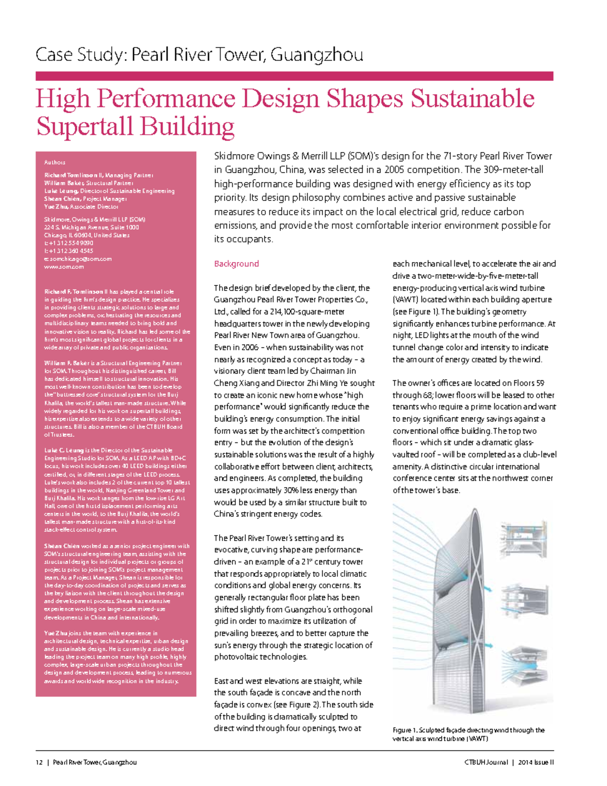 Pearl River Tower Case Study - Sustainable Supertall Design (CTBUH ...