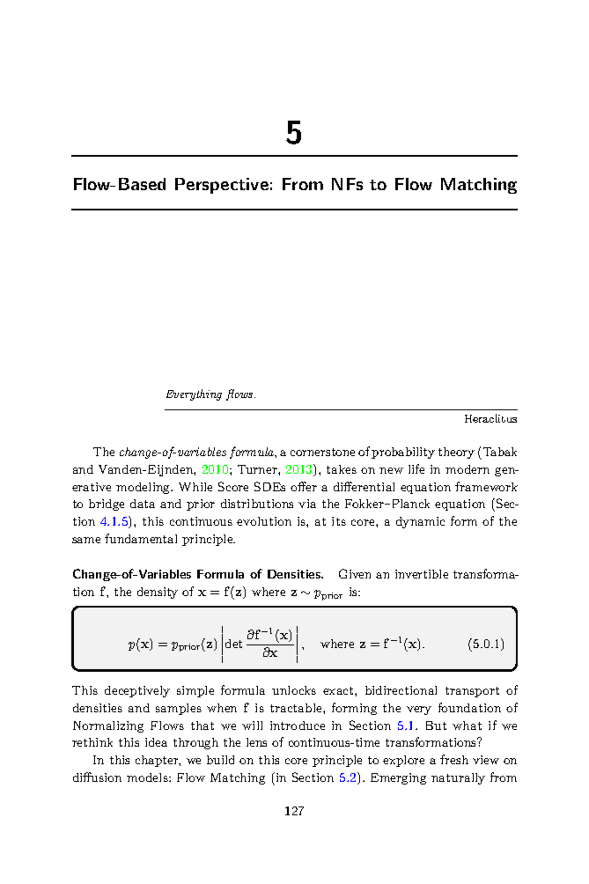 5 Perspective: From NFs to Flow Matching (Diffusion Models) - Studocu