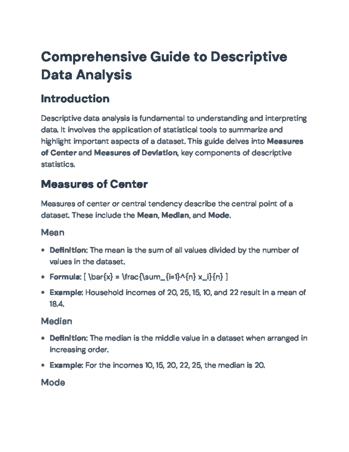 Comprehensive Guide to Descriptive Data Analysis in R (Stat 101 ...