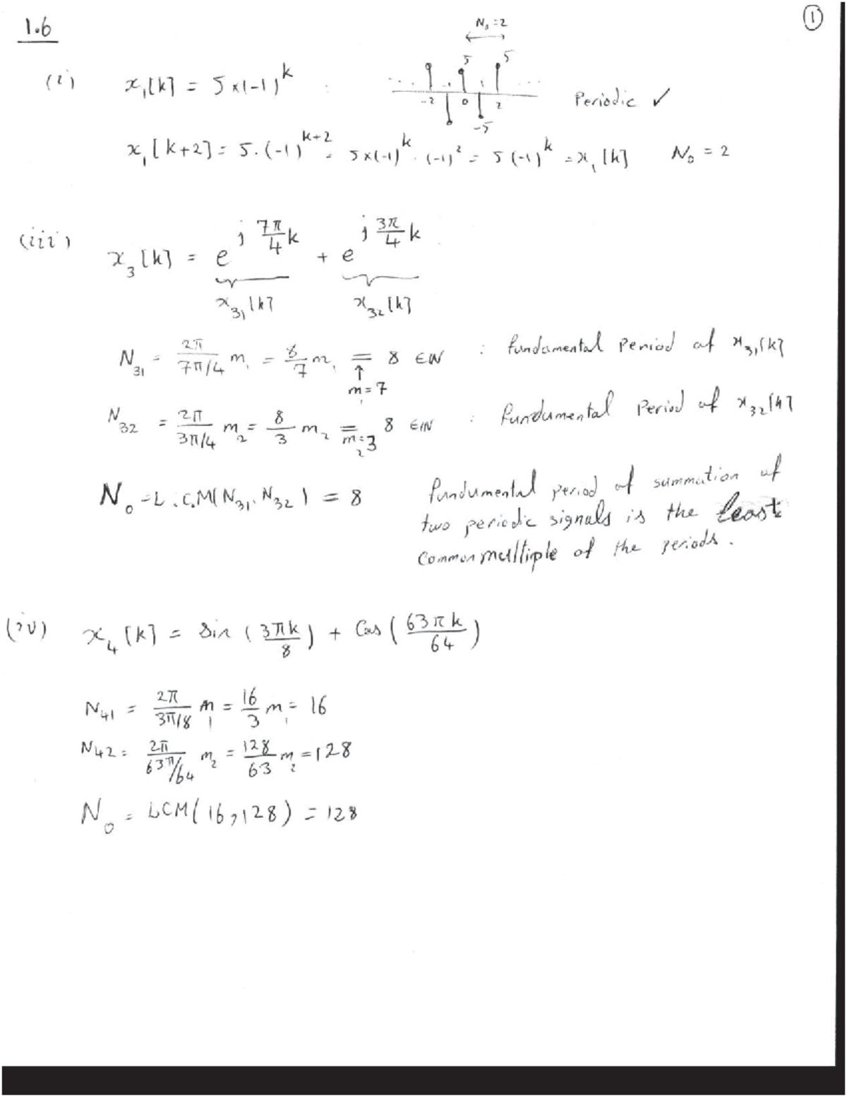ELEC 342 Solutions for Chapters 1-2: Periodic Signals and LTI Systems ...