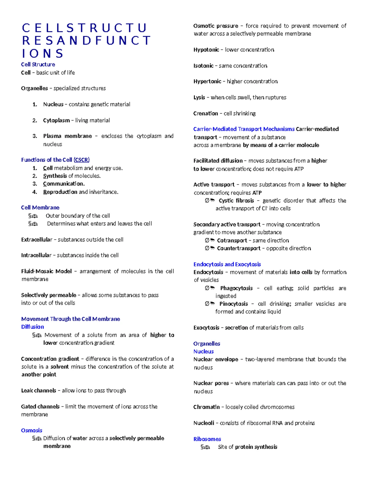 Computer Hardware - Key Components & Functions Notes - Studocu