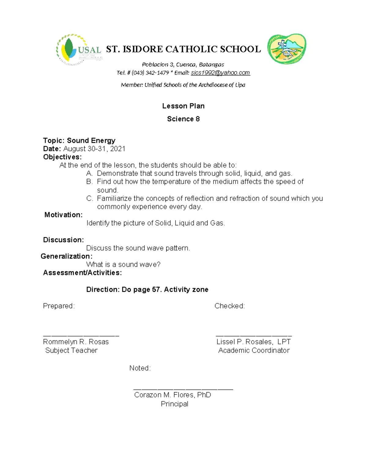 Grade 8 Science Daily Lesson Guide: Laws of Motion (1st Quarter) - Studocu