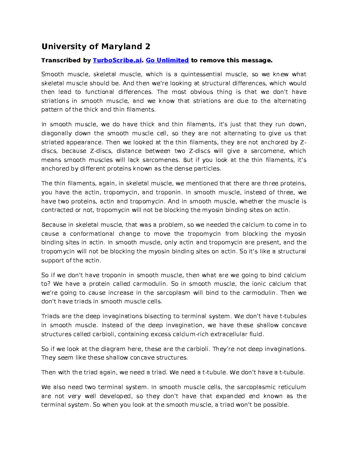 Lecture transcript - University of Maryland 2 Transcribed by ...