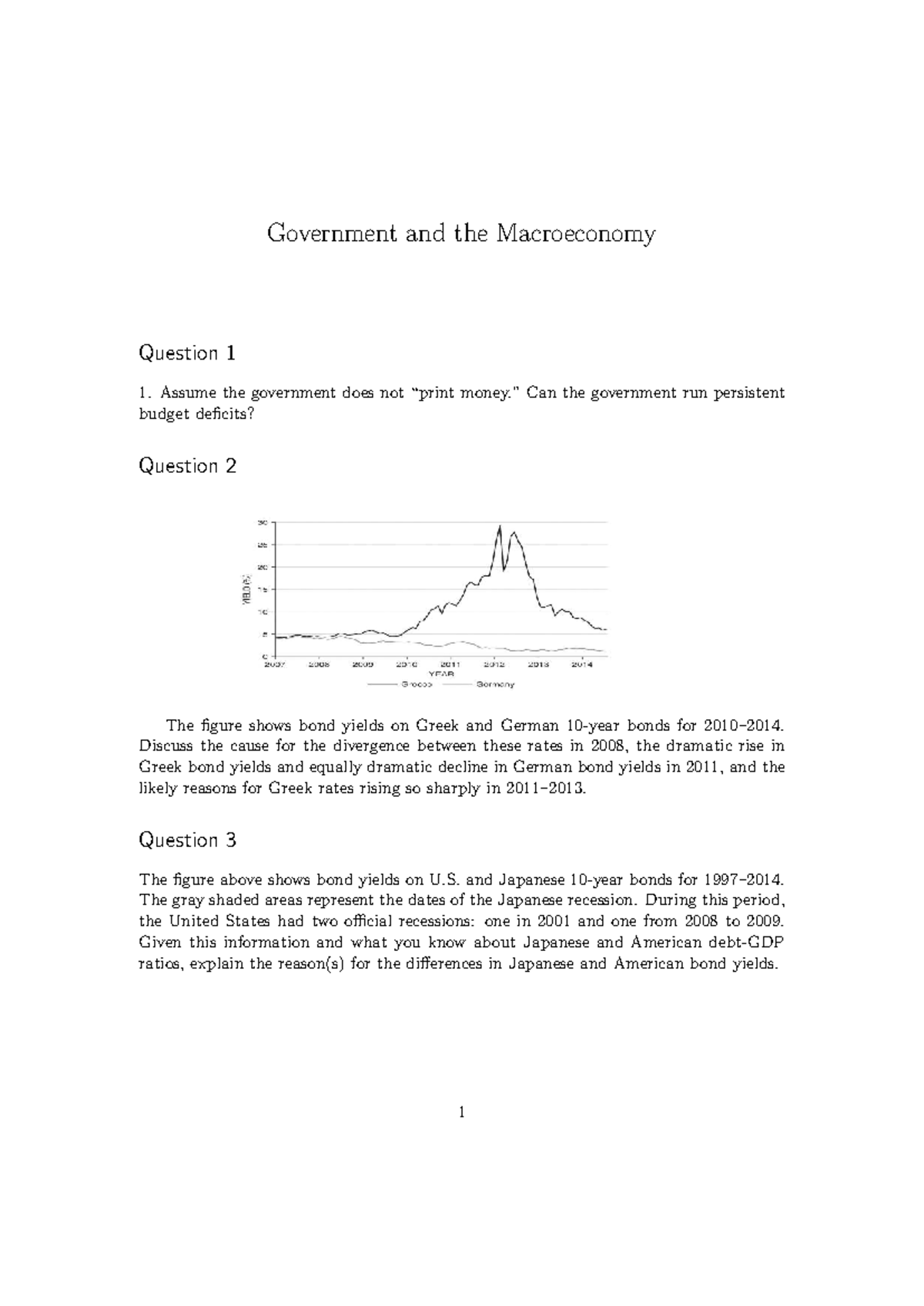 Government and the Macroeconomy: Tutorial 11 Analysis - Studocu