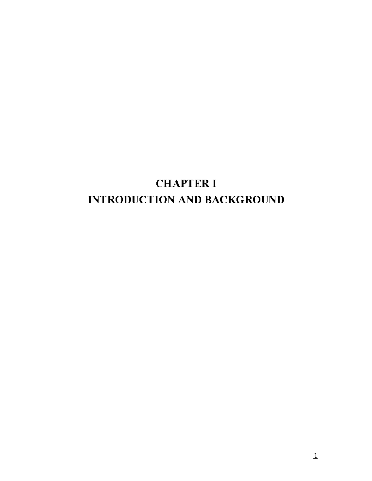 Imp - Imp pdf for exama - CHAPTER I INTRODUCTION AND BACKGROUND 1 ...