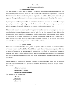 Chapter II - good - Chapter Two Basic Concepts of Logic 2. The Meaning ...