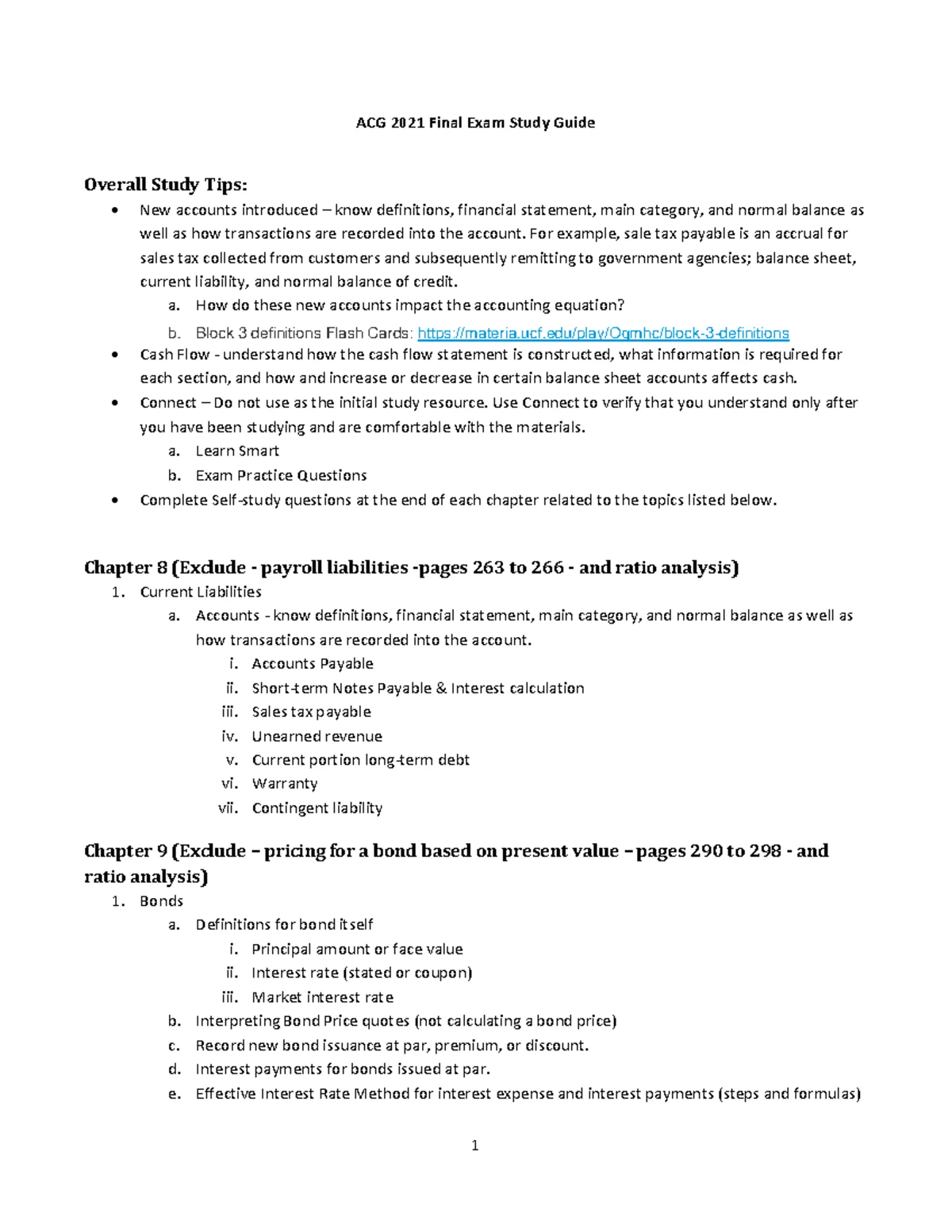 ACG 2021 Exam 2 Study Guide: Occupational Fraud &amp; Internal Controls ...