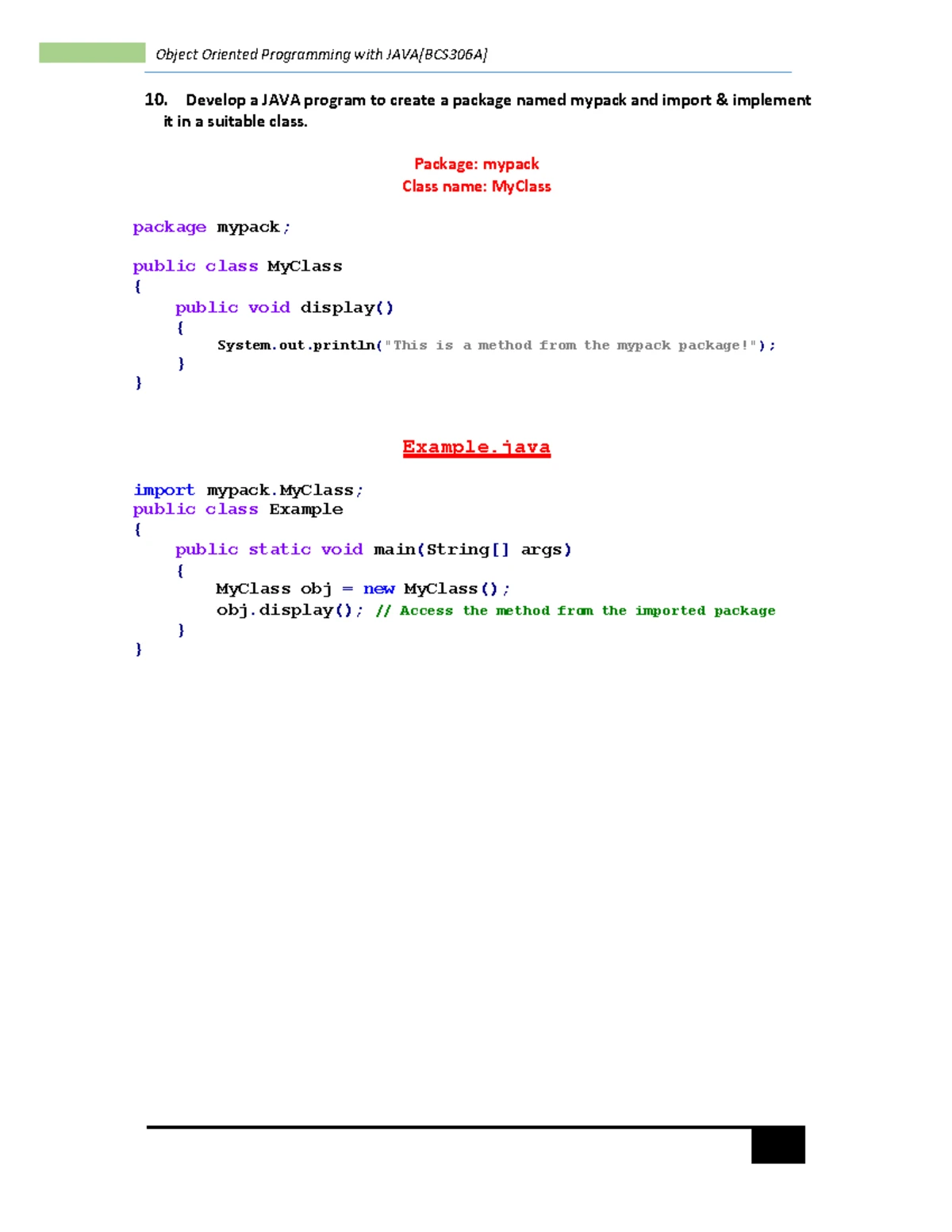 Java Experiment 2 - Stack Class Implementation and Operations - Studocu