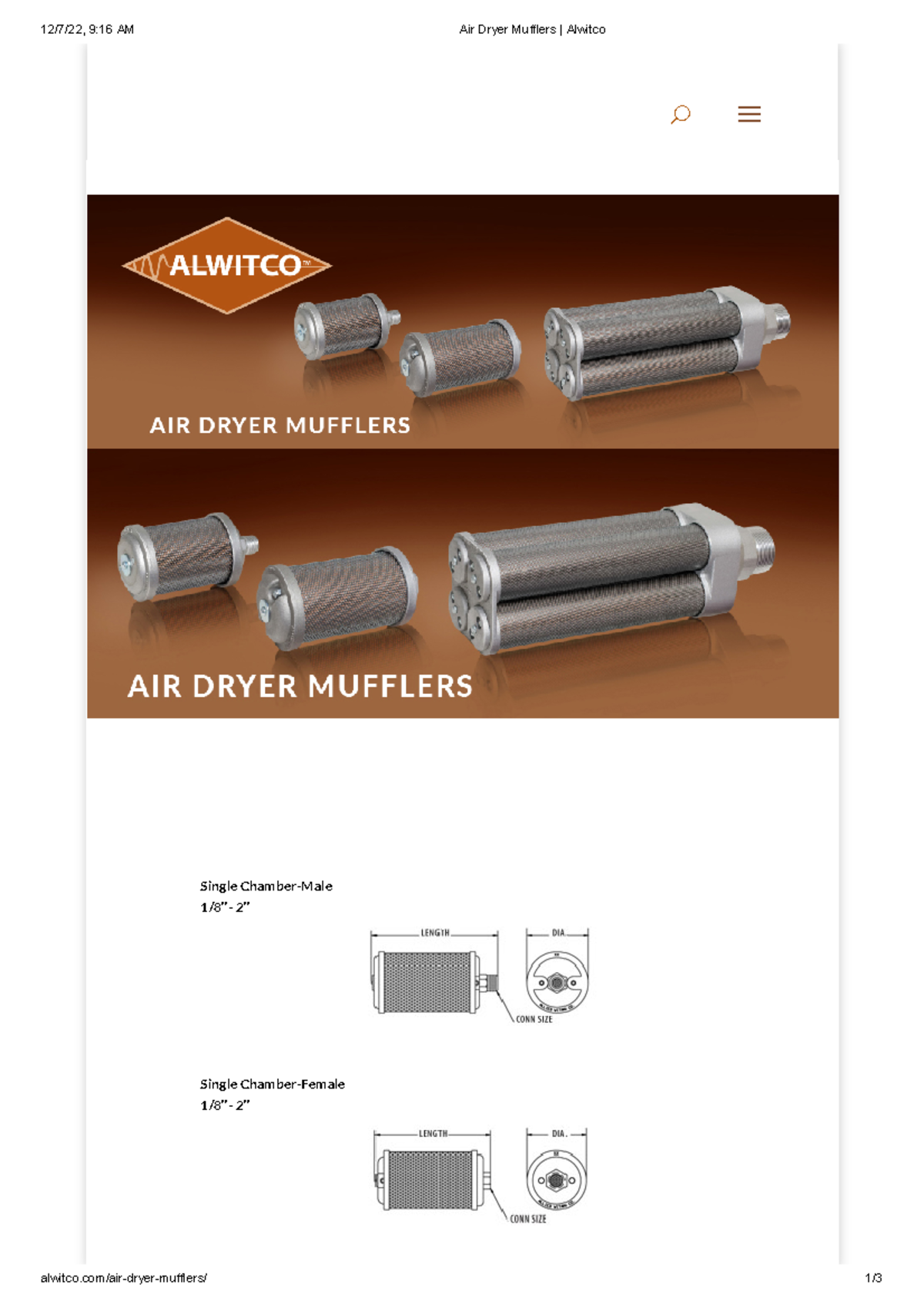 Air Dryer Mufflers Overview - Alwitco Insights - Studocu