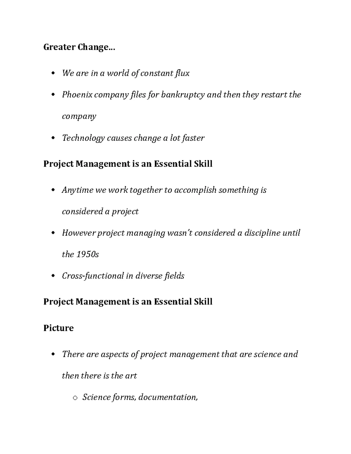 Unit 9: Project Management Assignment 1 Overview and Methodologies ...
