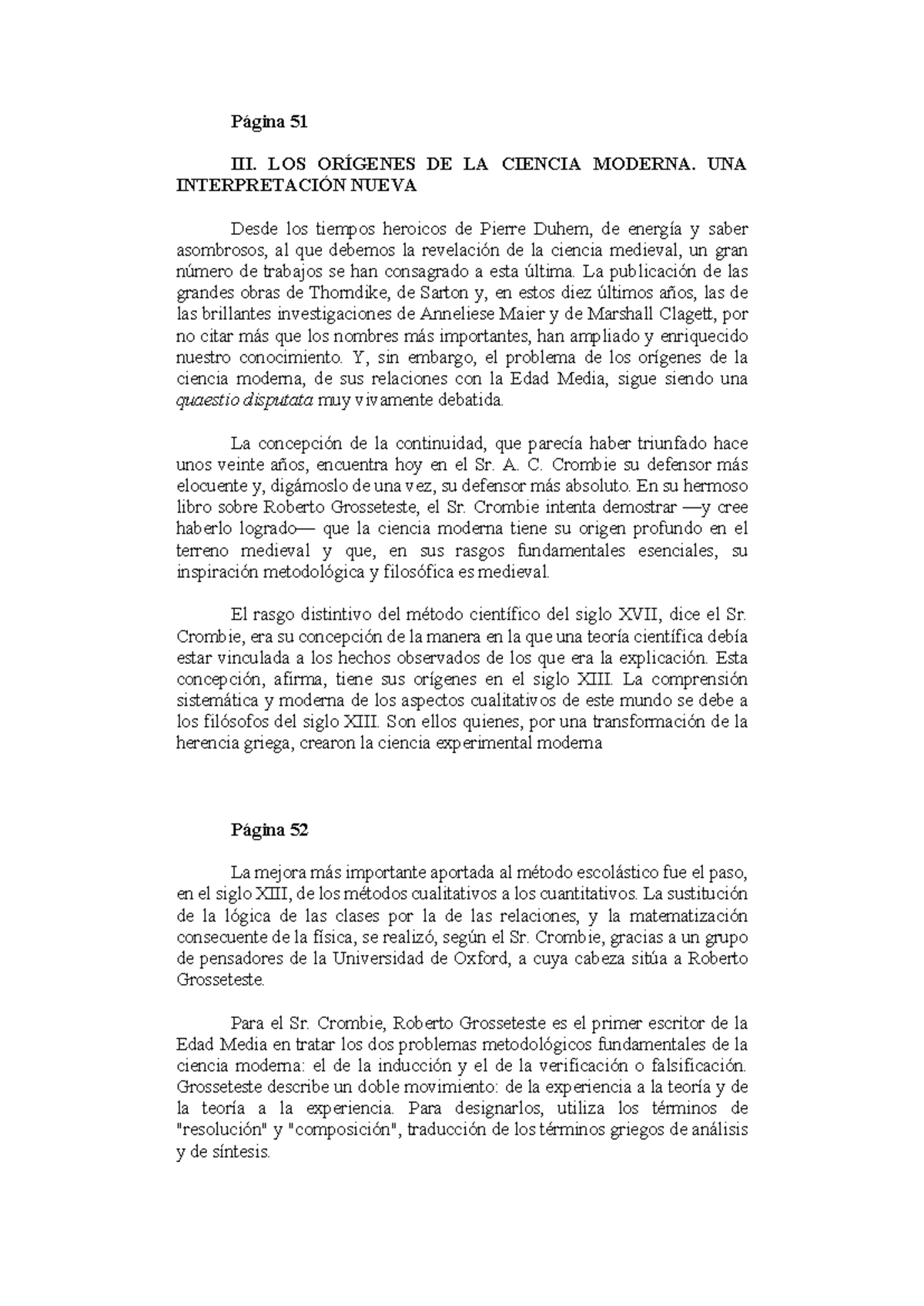 Los Orígenes de la Ciencia Moderna: Una Nueva Interpretación (pp. 51-75 ...