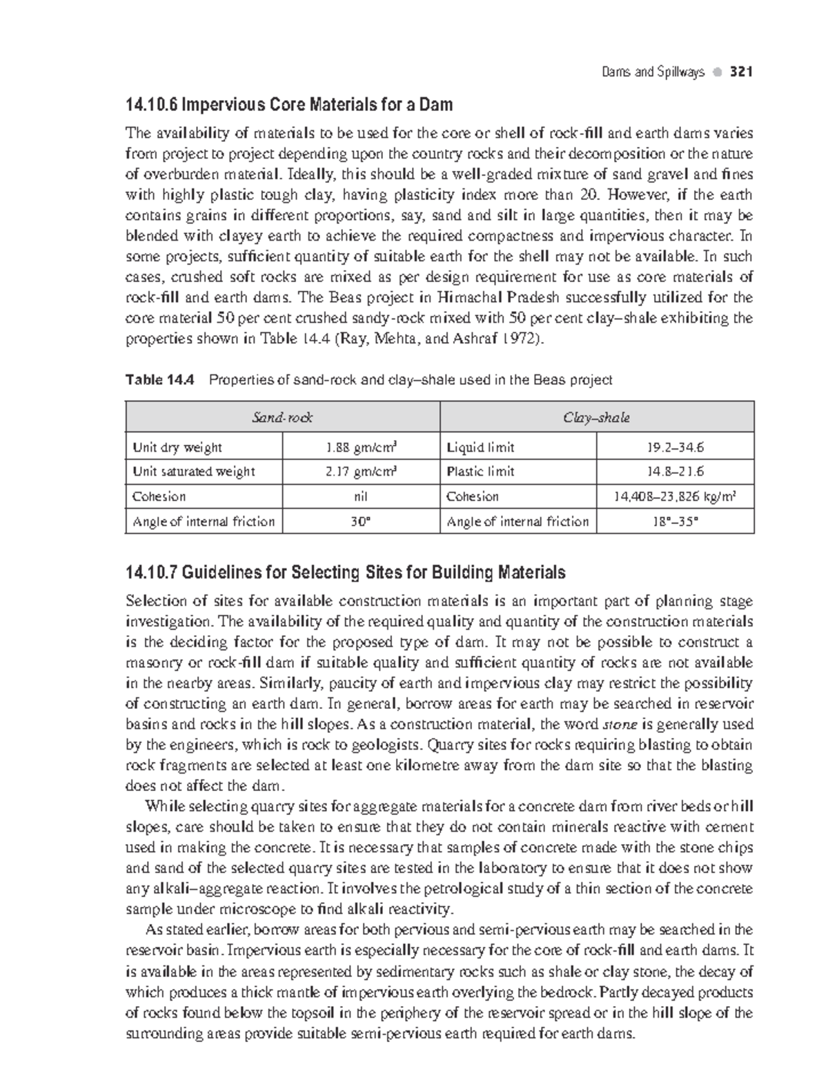 Dams and Spillways 321: Impervious Core Materials and Site Selection ...