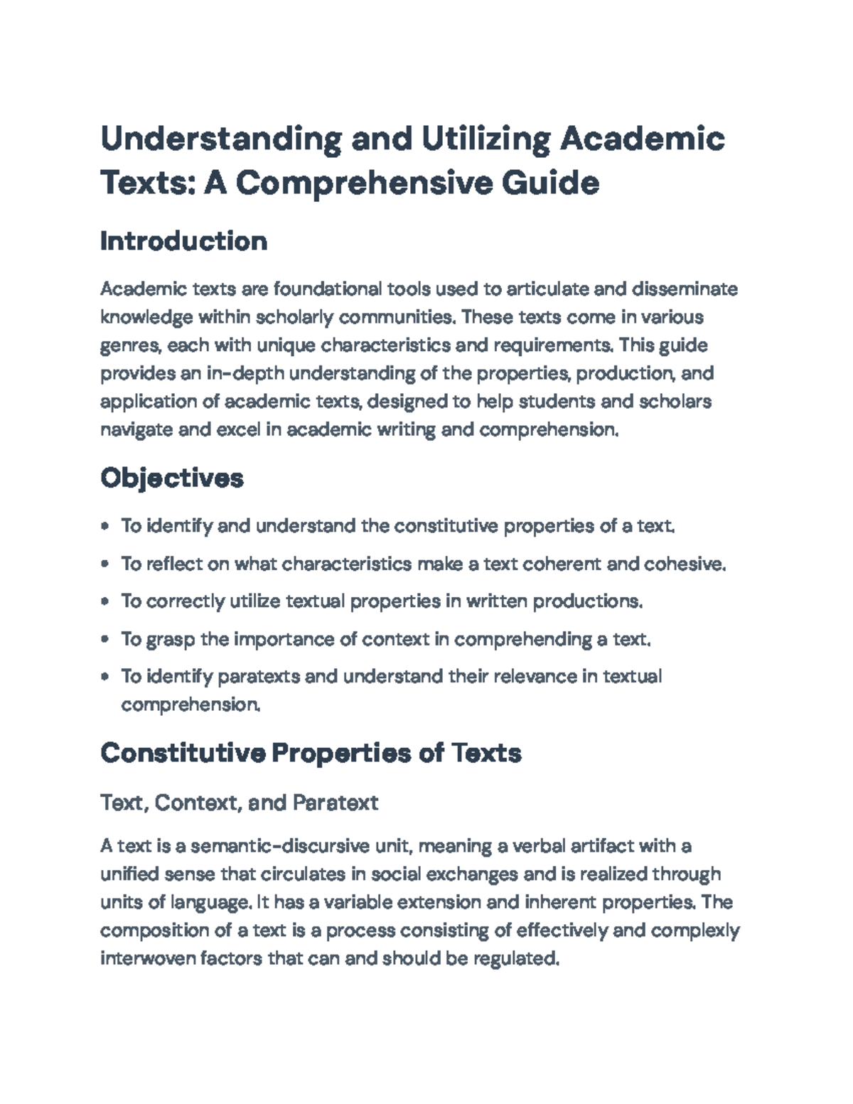 Understanding Academic Texts: A Guide for Students and Scholars ...