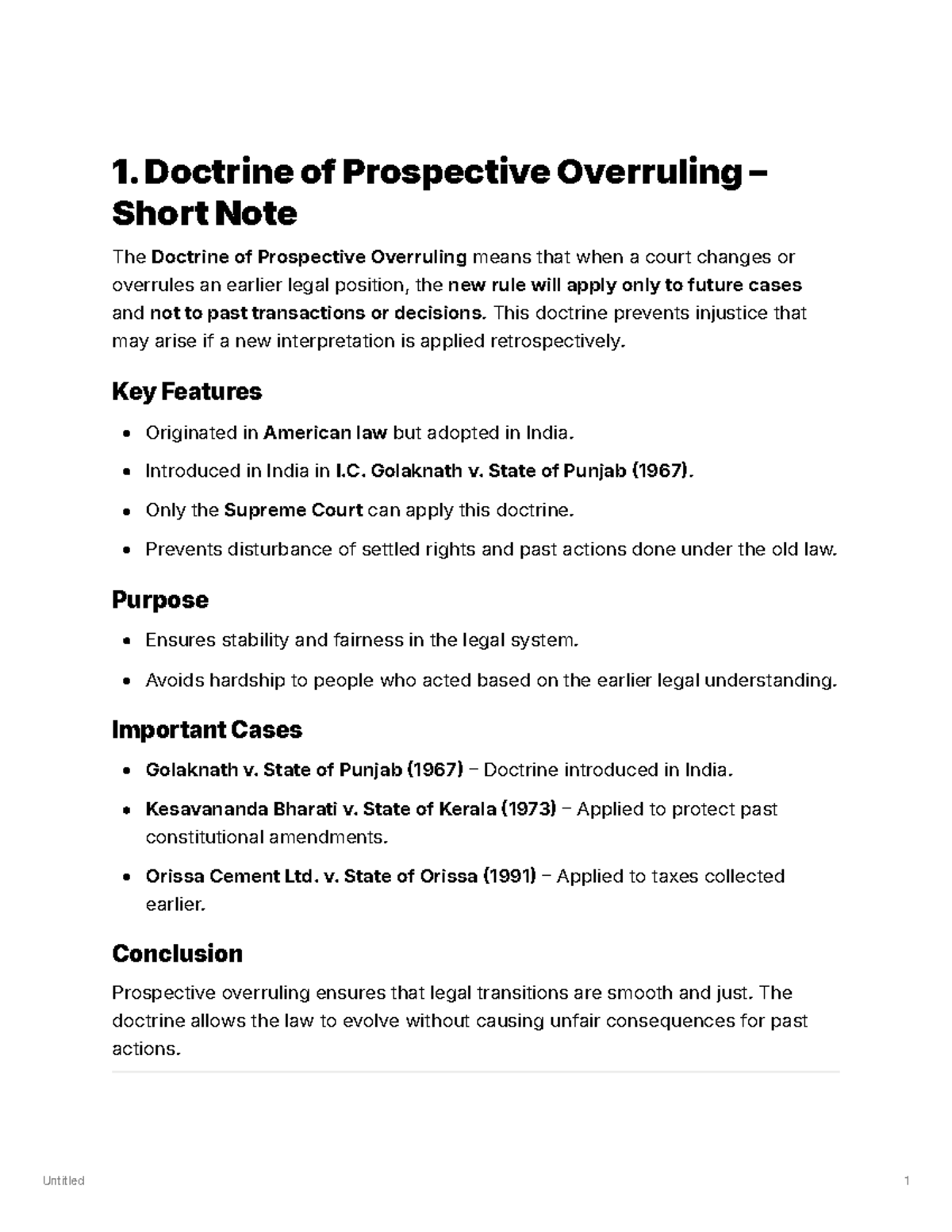 1. Short Notes on Legal Doctrines and Principles (IOS) - Studocu