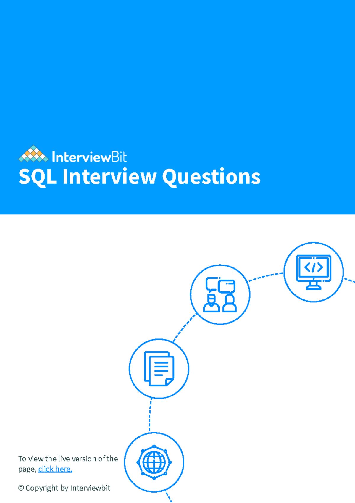 SQL inetrview question - To view the live version of the page, click ...
