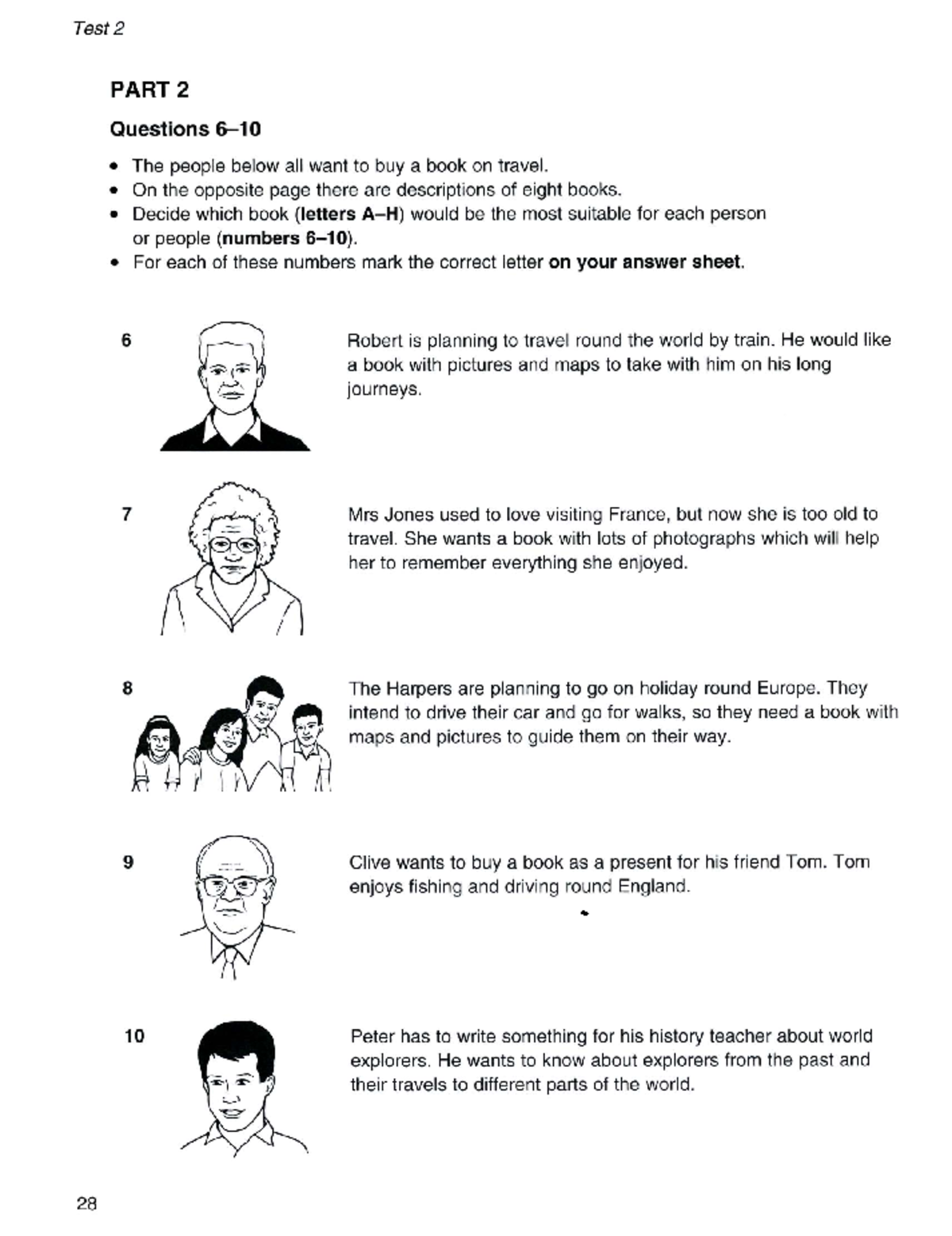 Extra Reading Practice Test 2 Part 2: Book Selection Guide - Studocu