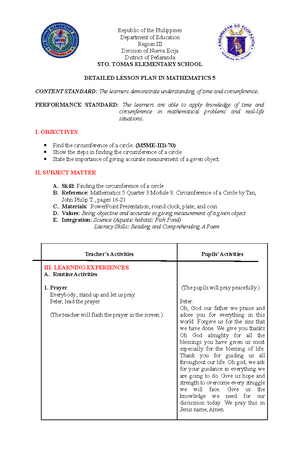 [Solved] Semi detailed lesson plan in Tagalog grade 1 and 2 makabayan ...