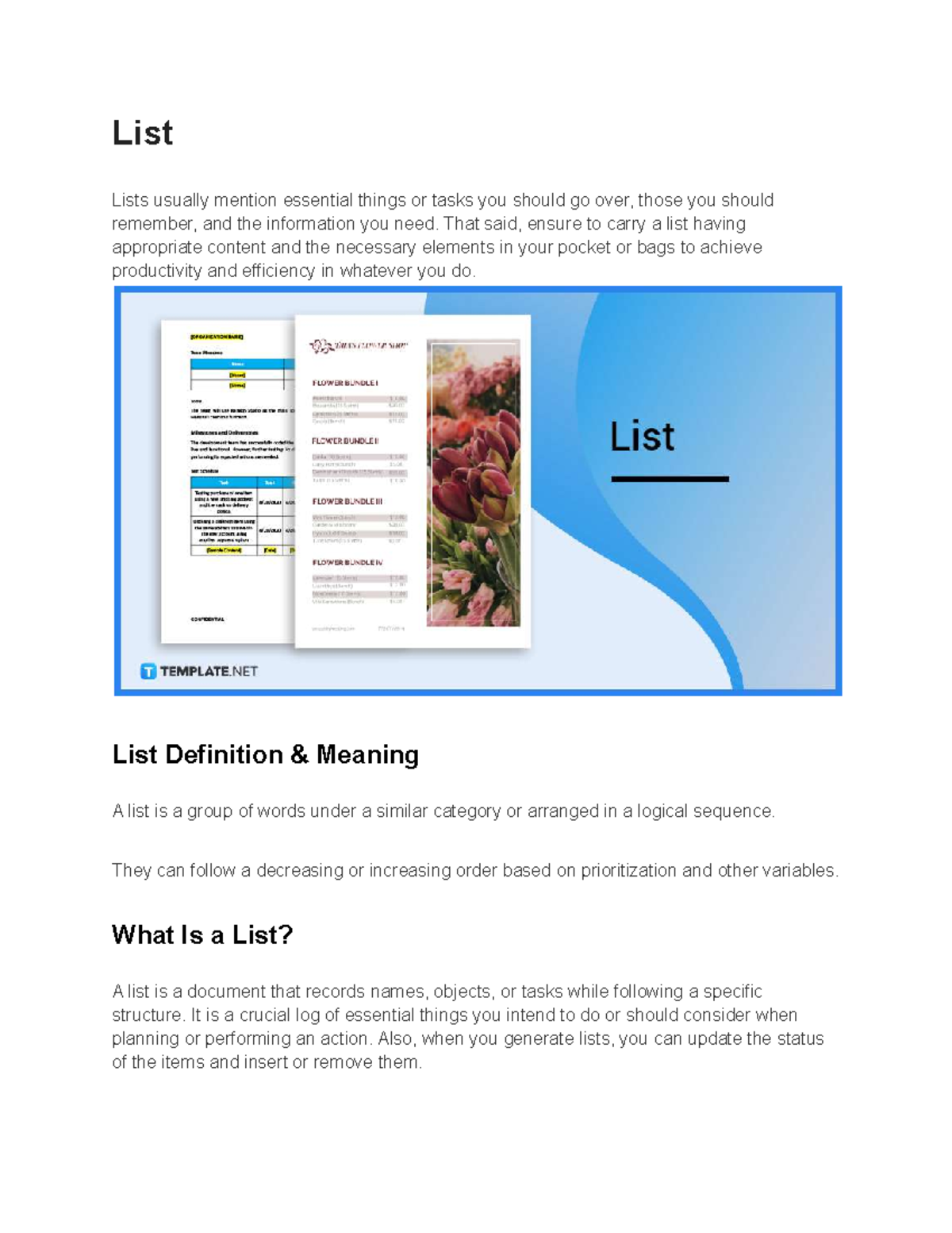 List Types and Their Importance: A Comprehensive Guide - TEST - Studocu