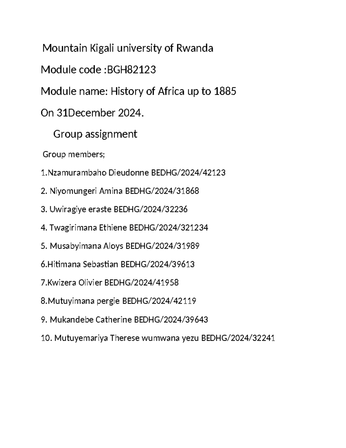 Industrial revolution 2 - Mountain Kigali university of Rwanda Module ...