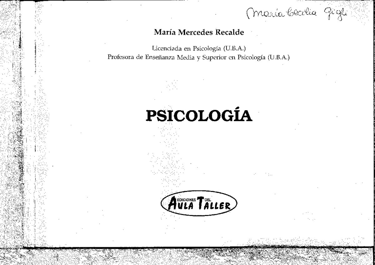 Título: Psicología 1: Resumen de Temas Clave y Metodologías Importantes - Document Preview