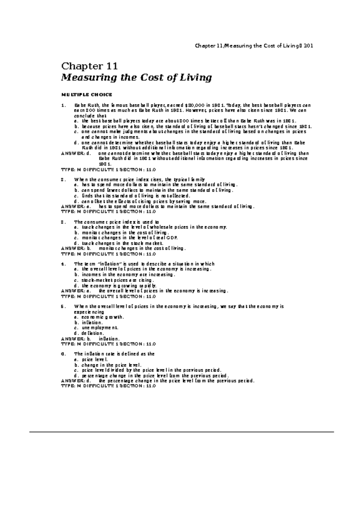 11 - qưe14qưeqqqqqqqqqqqqqq - Chapter 11/Measuring the Cost of Living ...