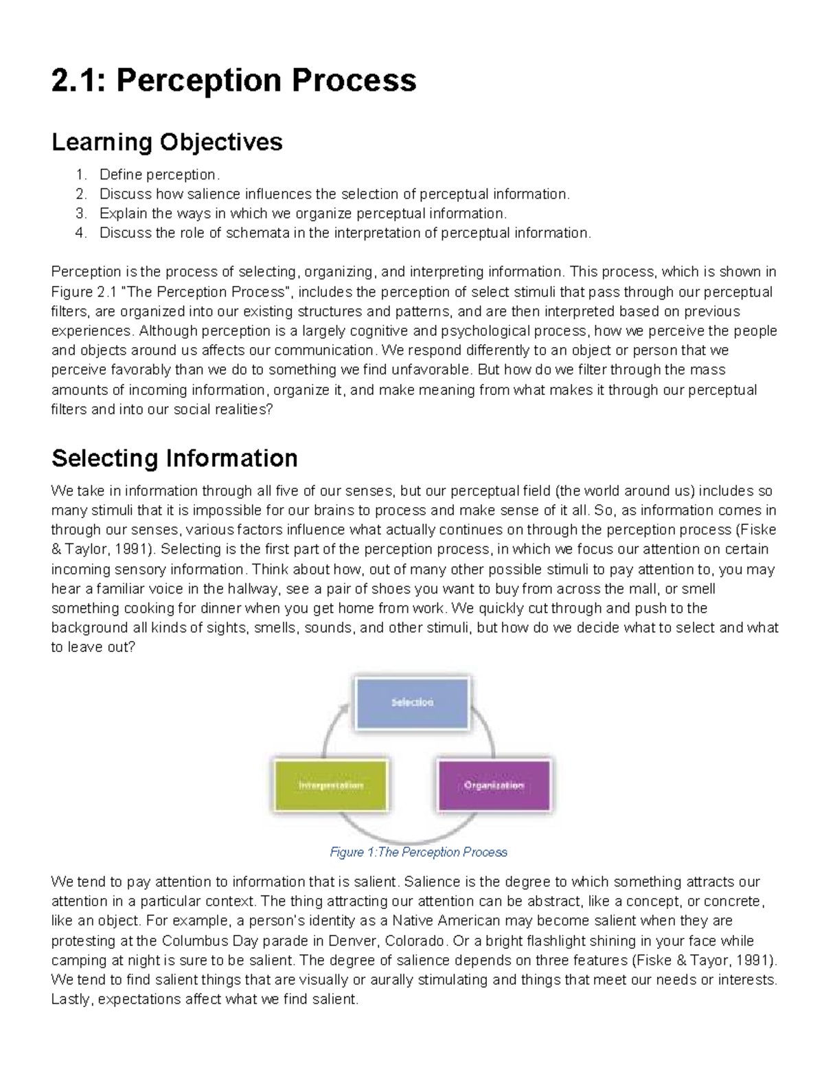 Perception Process in Communication: Understanding Selection ...