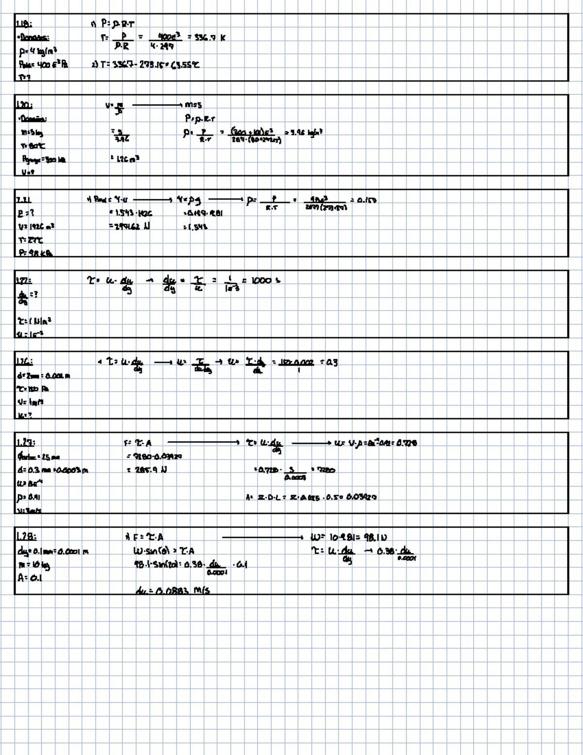 Feuille de note intra 1 - Cours de Physique 336.7 - Studocu