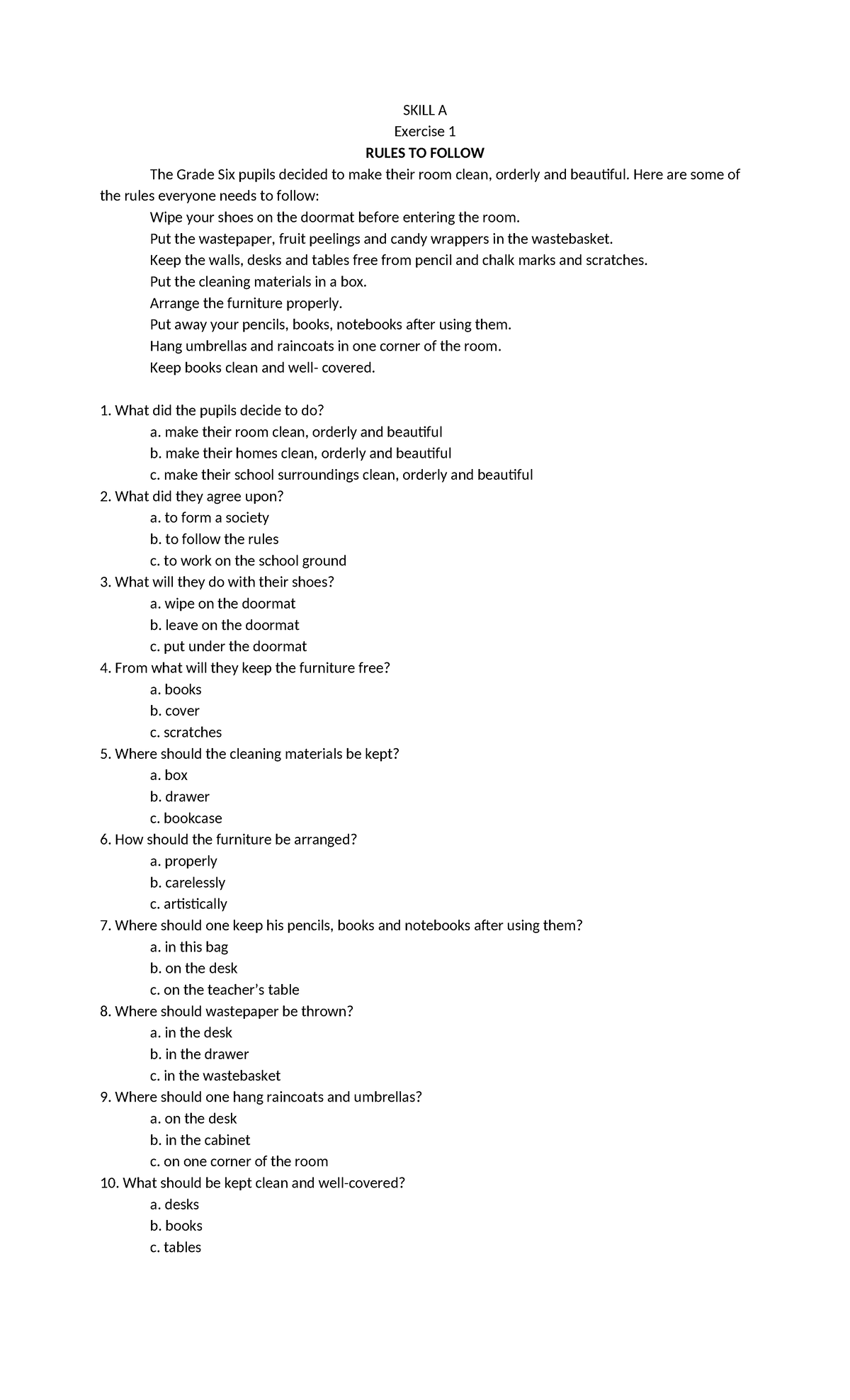 Developing Reading Power: Exercises and Insights for Grade 6 Learners ...