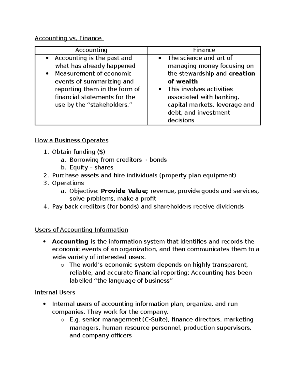 Lecture 1: Understanding Key Concepts in Accounting and Finance - Studocu