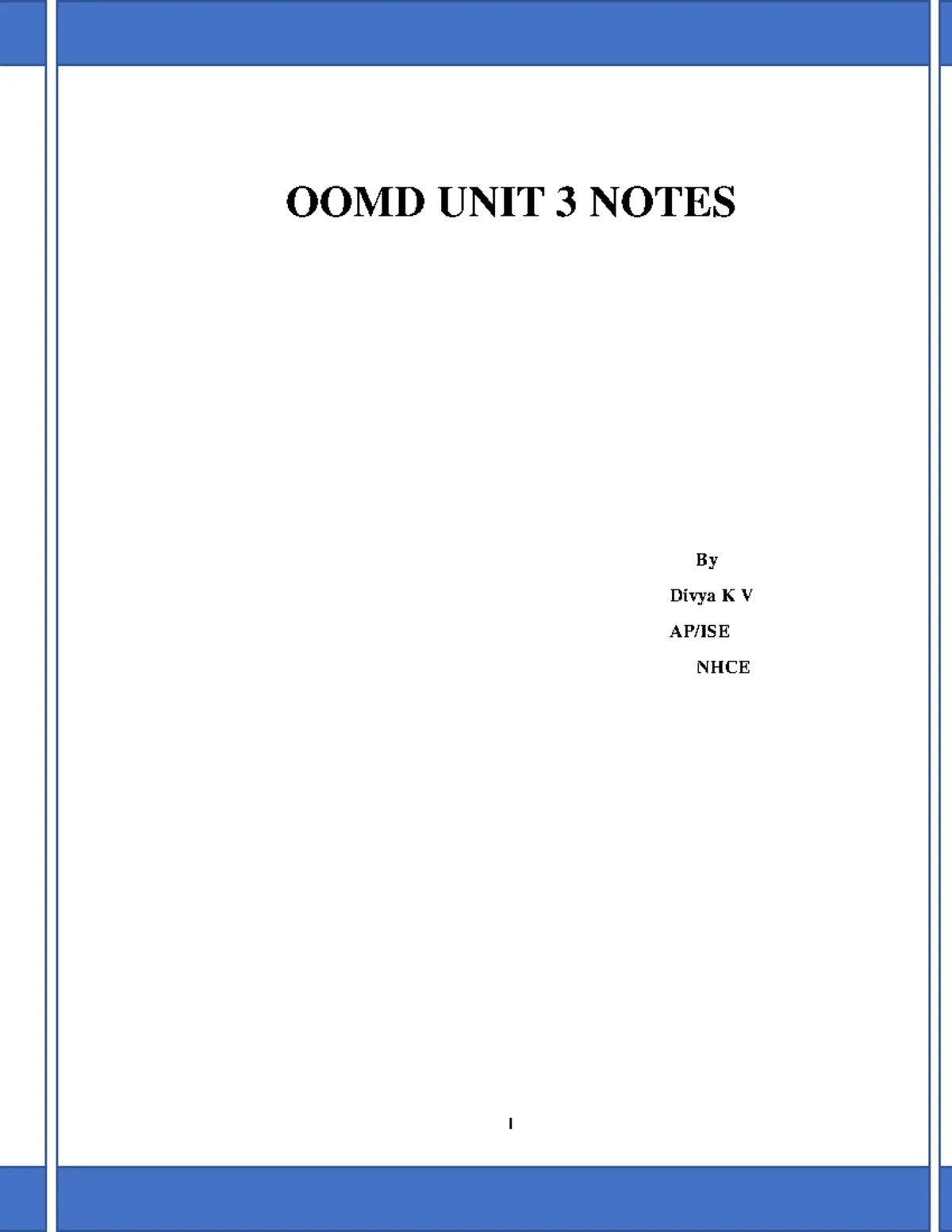 ISE731 - OOMD UNIT 5 - Exploring Design Patterns in Software ...