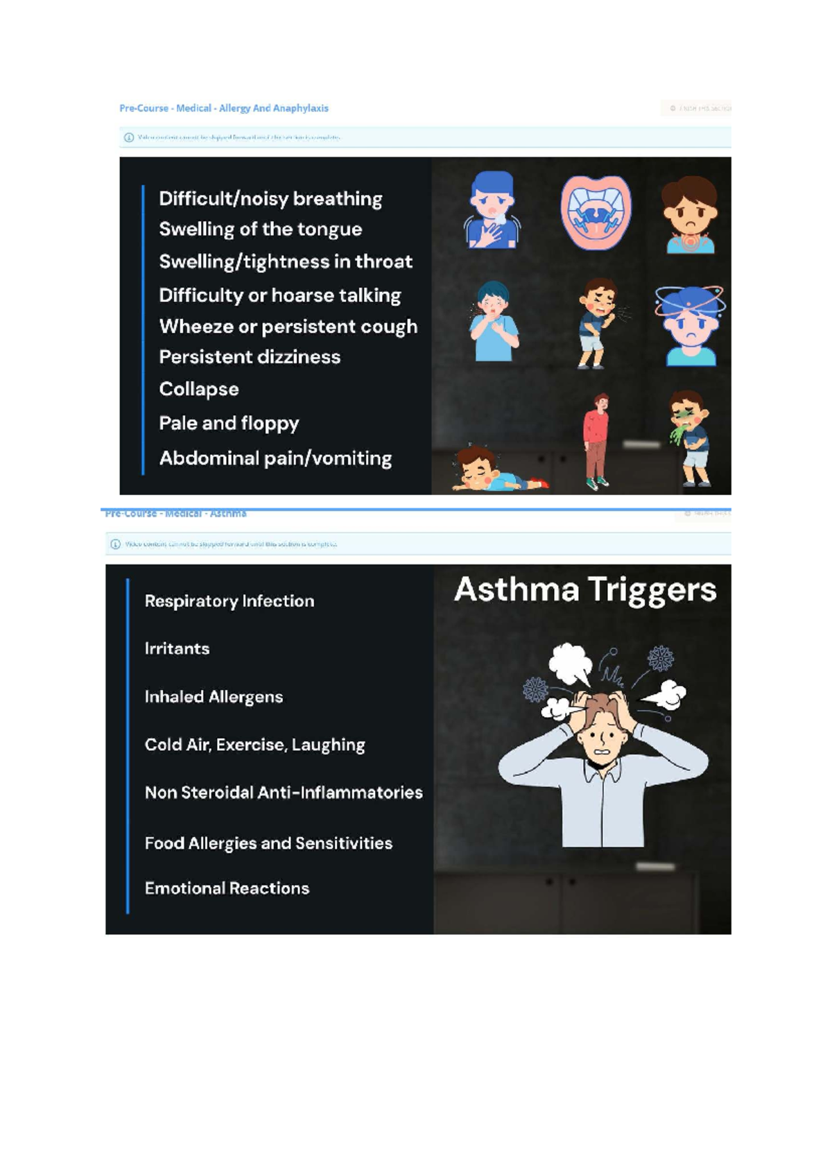 Medical Allergy and Anaphylaxis Overview - Doc12 - Studocu