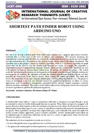 Arduino Projects - Study Notes & Assignments - Studocu