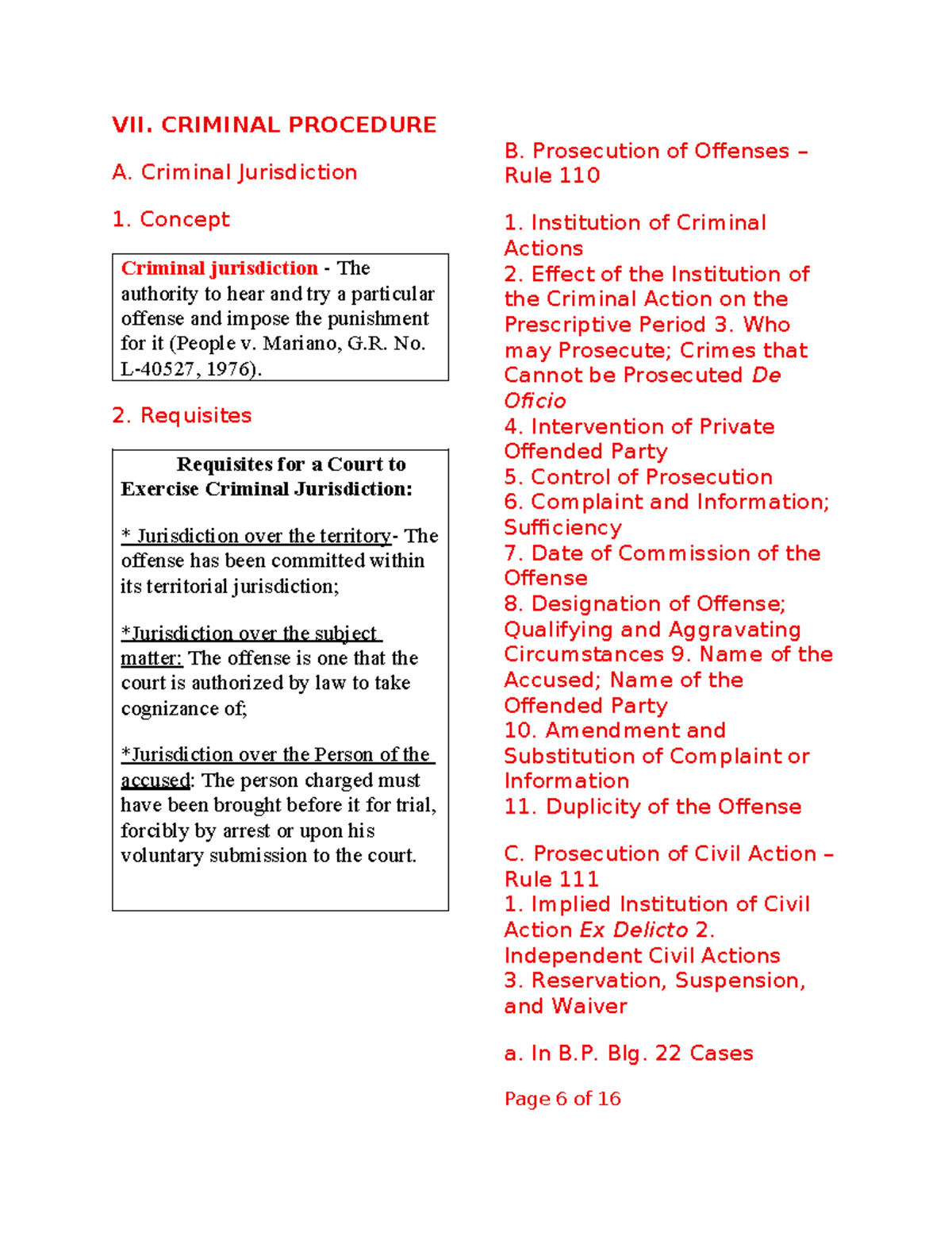 Criminal Procedure Overview (2026): Jurisdiction, Prosecution, and ...
