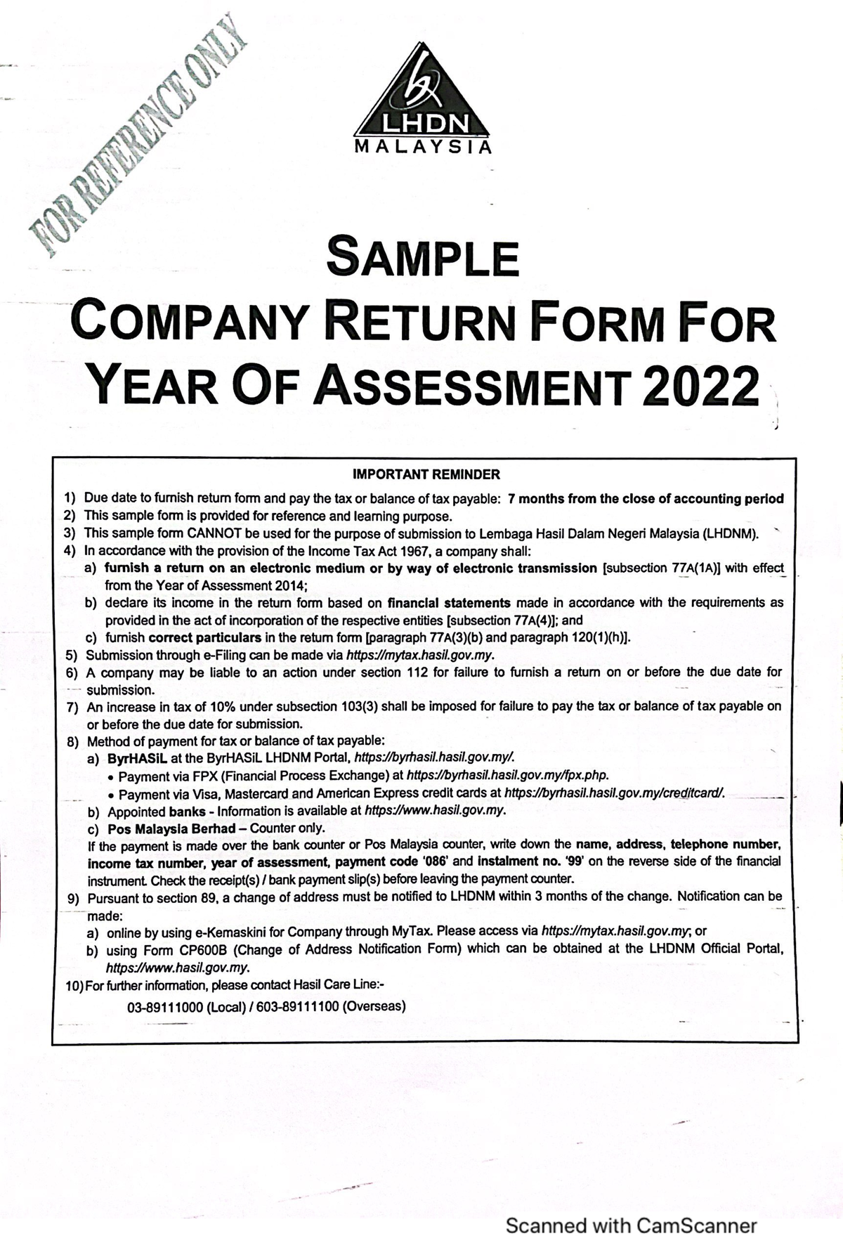 Form C Tax517 - Assignment Overview and Key Guidelines - Studocu
