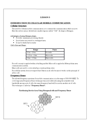 LESSON 1 - Introduction TO Wireless Mobile Computing - SUBJECT : Mobile ...