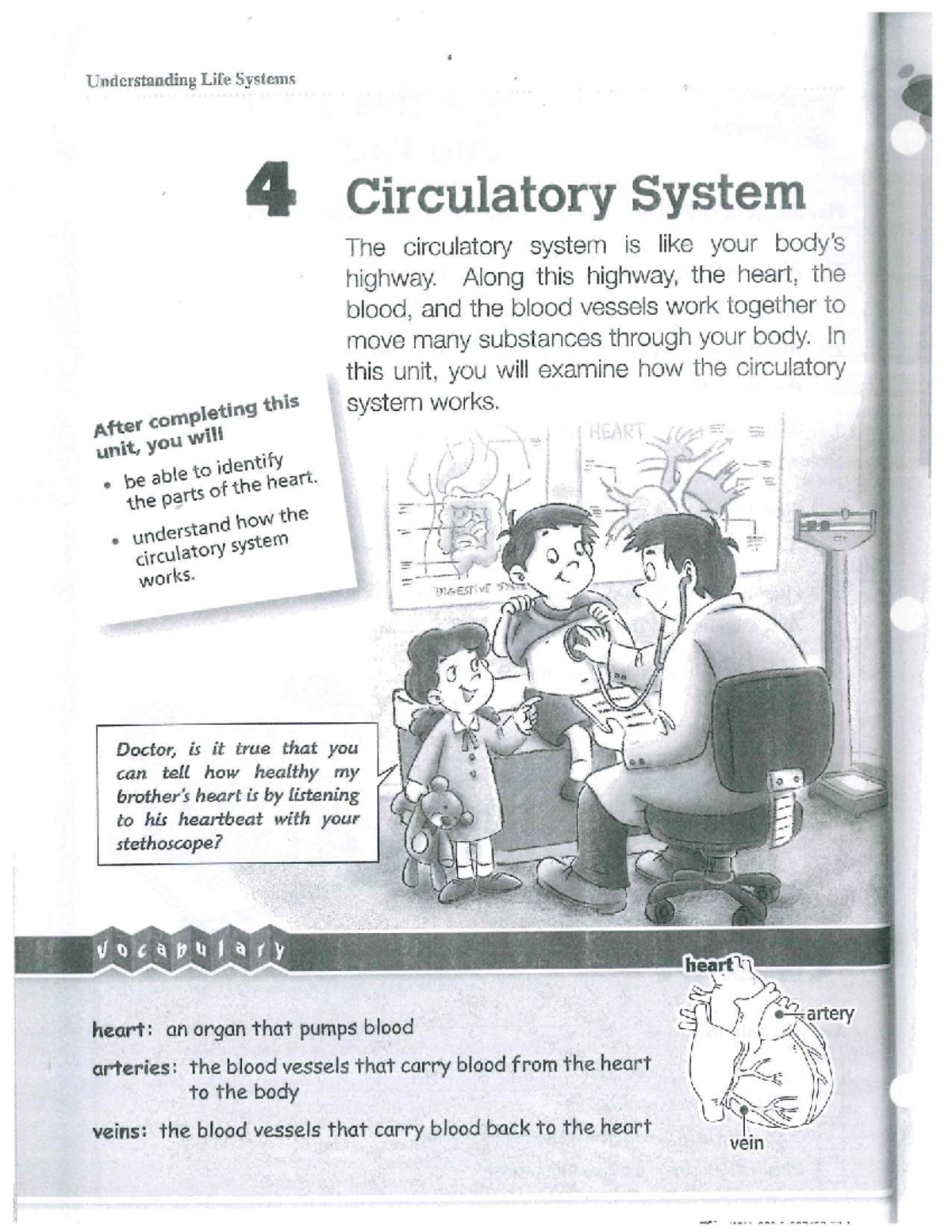 Gr. 5 Understanding Life Systems - Unit 04: The Circulatory System ...