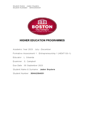 HLWC130-1 - Boston City Campus - Commercial Law - Studocu