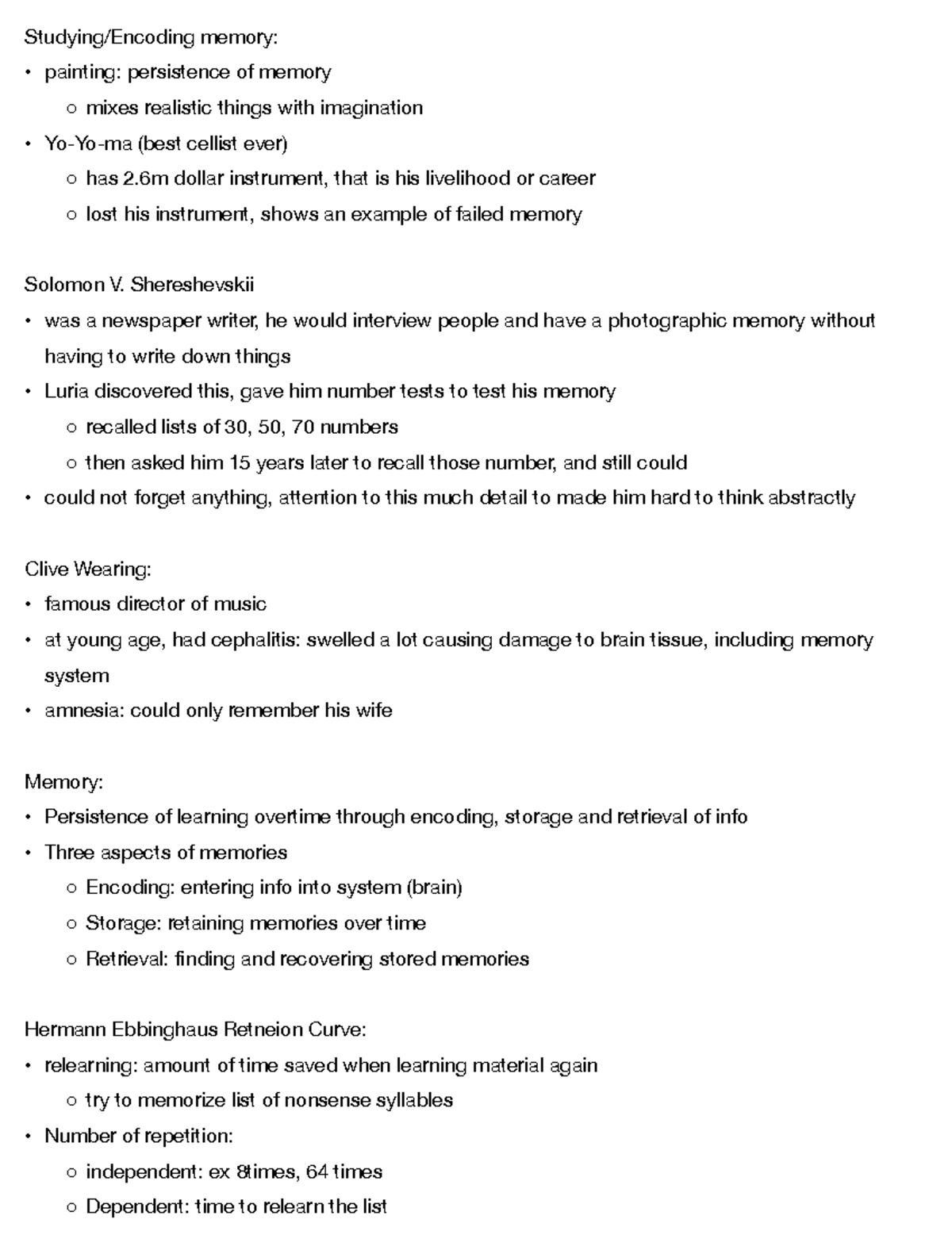 Memory Processes: Encoding, Storage, and Retrieval Explained (PSY 101 ...