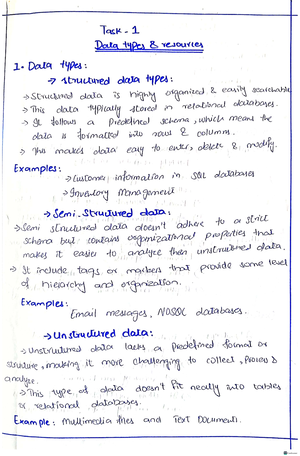 Assignment 02 - Summary Introduction to Data Science - Assignment 2 ...