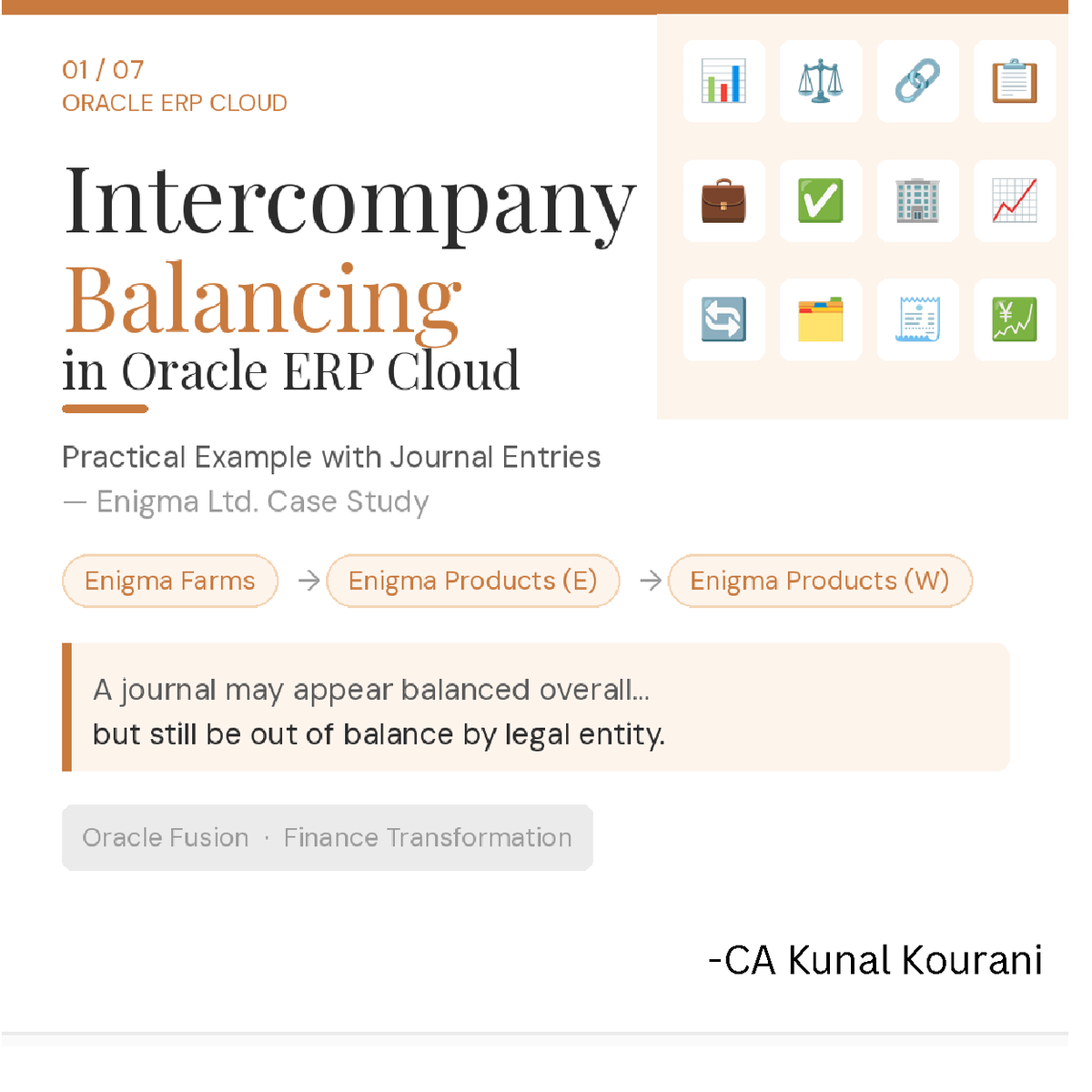 Intercompany Balancing in Oracle ERP Cloud: A Case Study (01 07) - Studocu