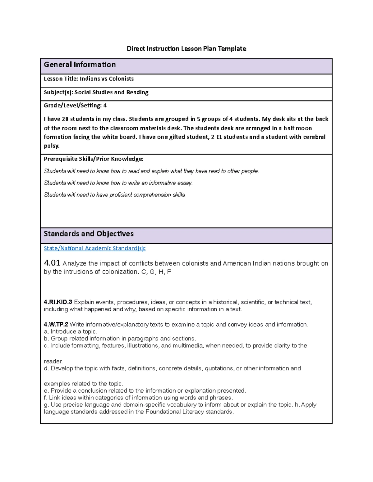 C732 tasktwo - C732, task two submission of the lesson plan. Passed on ...