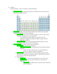 CHE 201 Lecture notes - TCNJ - Studocu