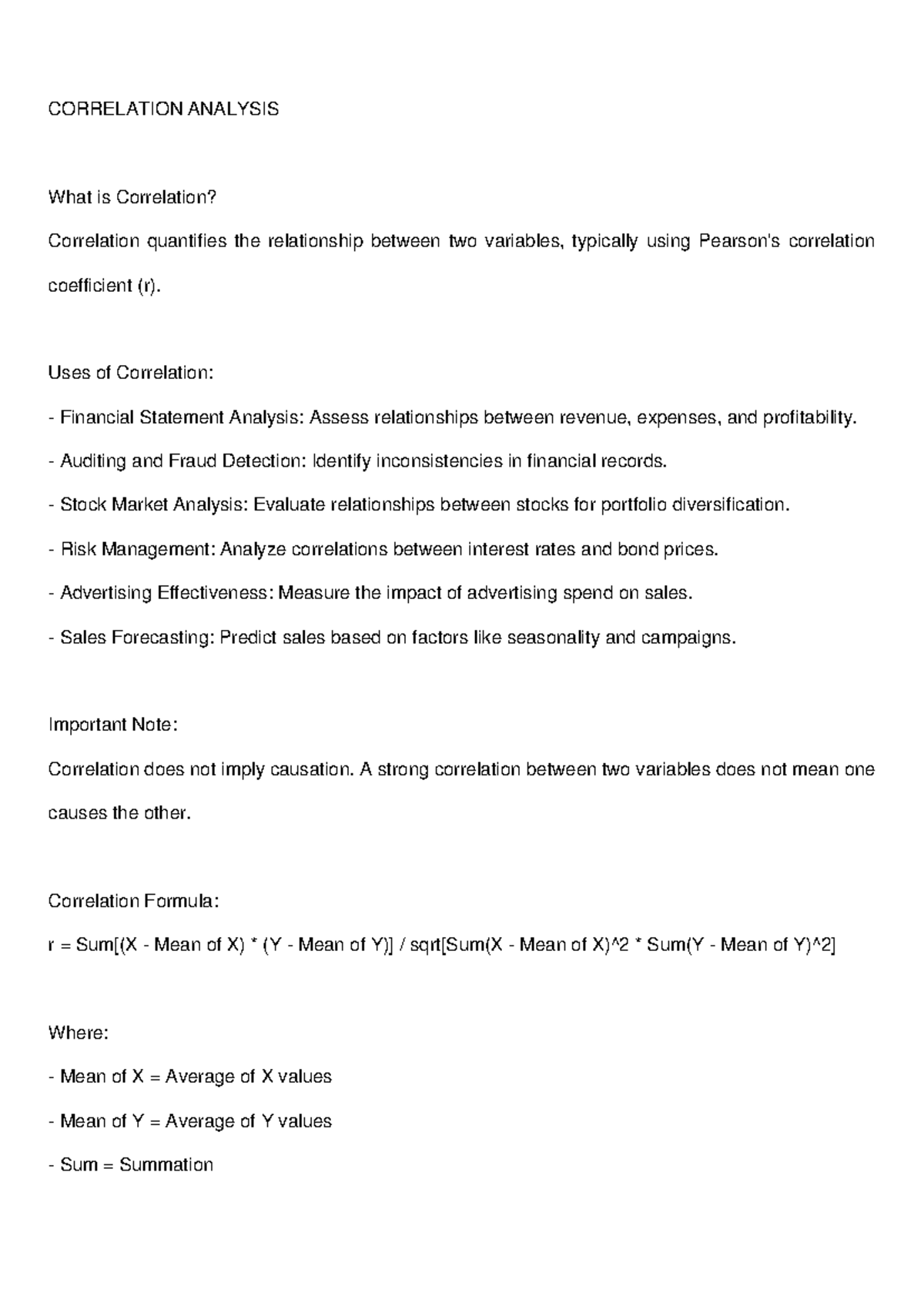 Correlation Analysis: Understanding Relationships Between Variables ...
