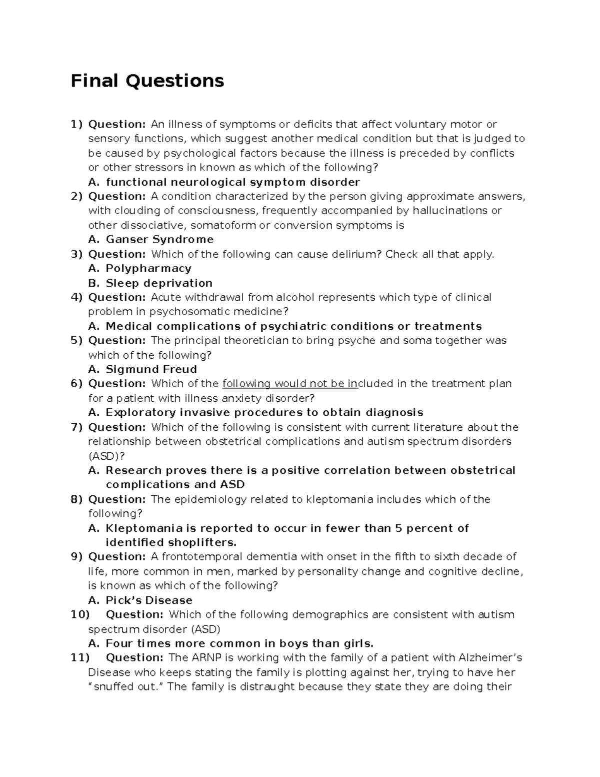 NUR 101 Final Exam Review: Key Concepts in Nursing Fundamentals - Studocu
