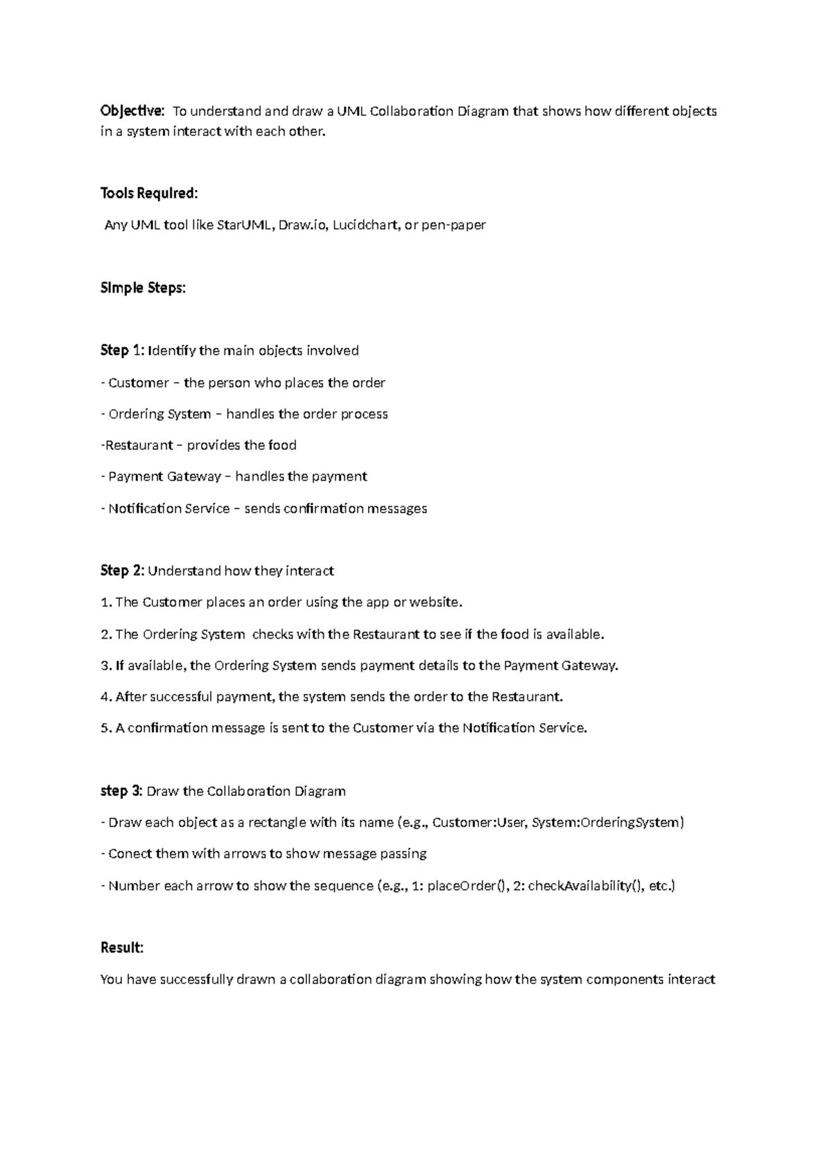 Labfile for Software Engineering: Experiments on UML Diagrams and SRS ...