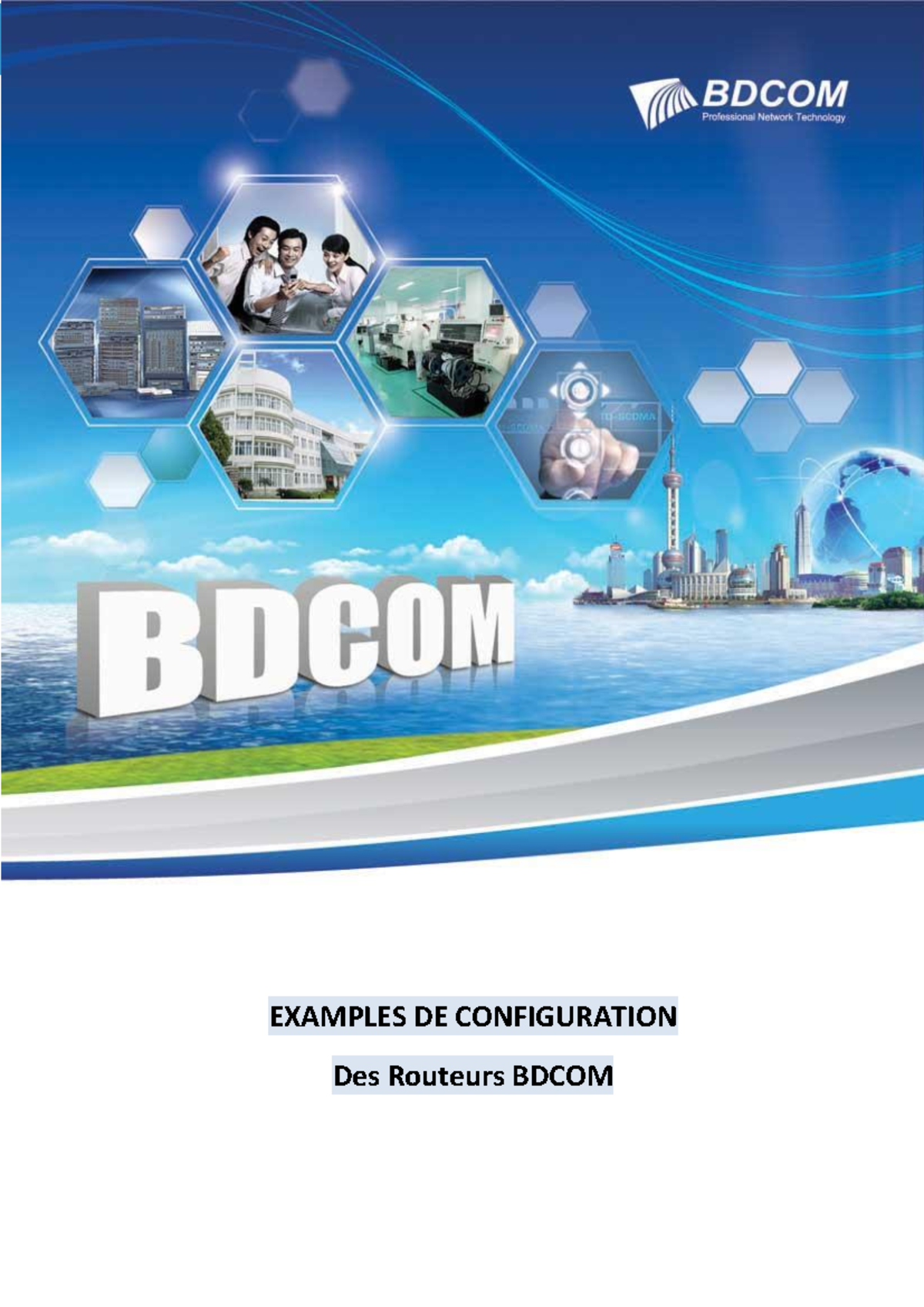 Examples de configuration des routeurs Bdcom - EXAMPLES DE ...