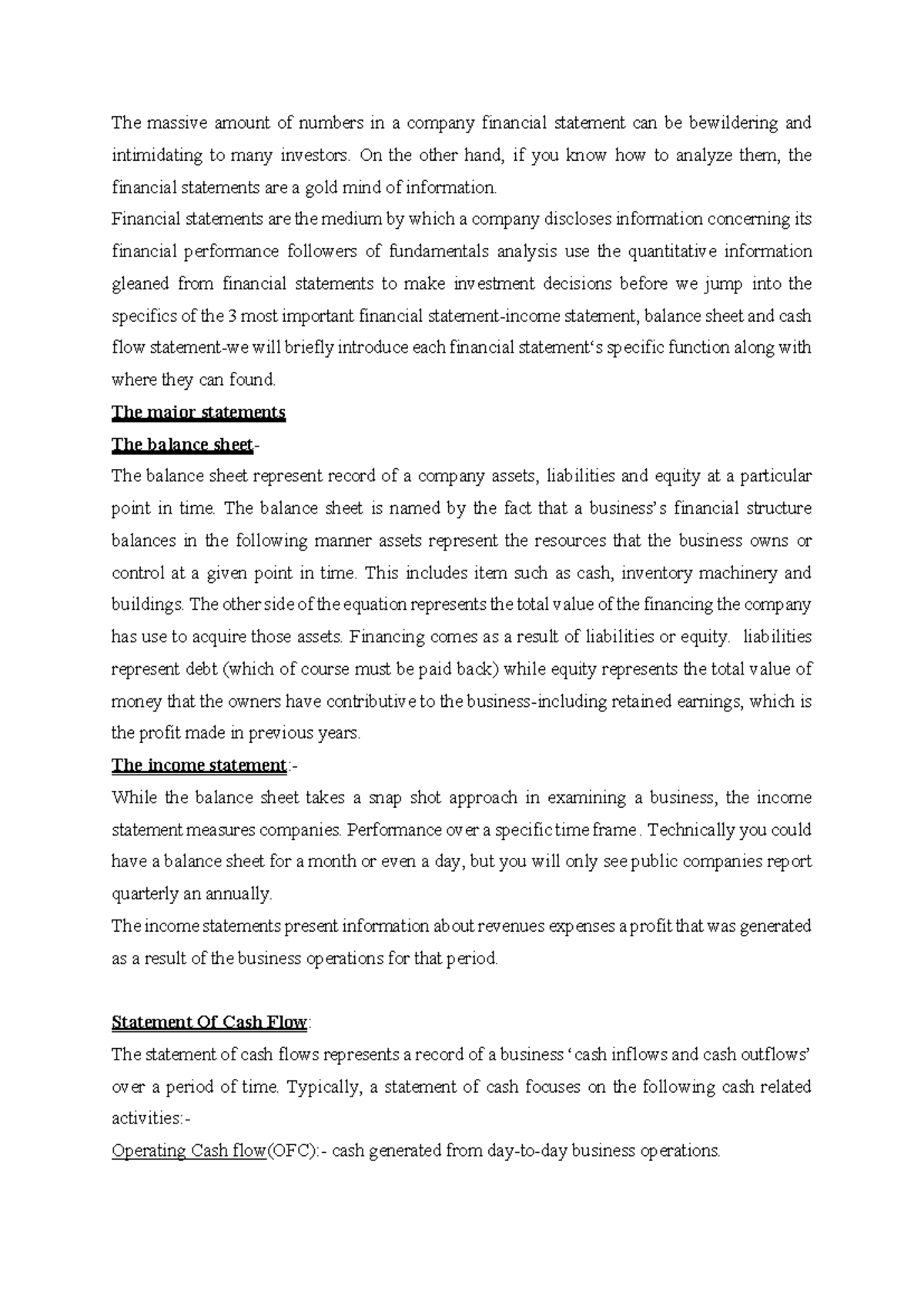 Financial Statement Analysis: Understanding Key Components and Tools ...