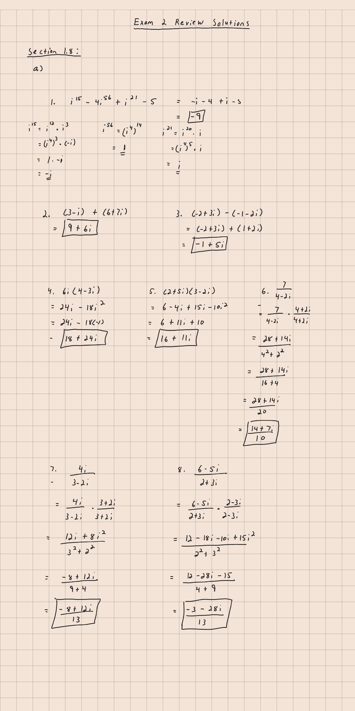 Math 111 Exam 2 Review: Comprehensive Solutions & Key Concepts - Studocu